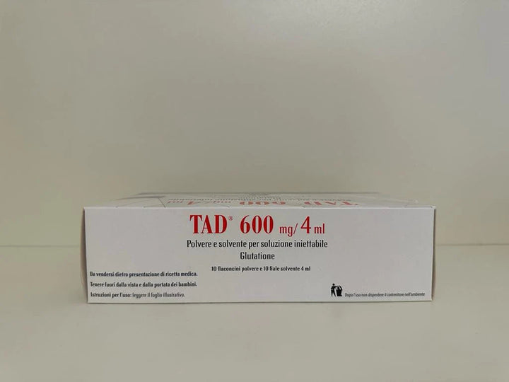 glutathione tad 600 Mg, For Skin Whitening, Packaging Type: Box at 1200/vial in Nagpur TAD GLUTHIONE 600MG/4ML